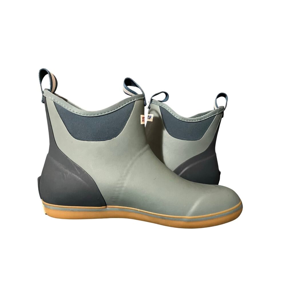 Xtratuf 6" Ankle Deck Boots Men's 11 Stormy Blue Slip Resistant Waterproof - Picture 5 of 7